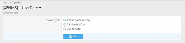 [5318.cm] [XENMS] - User joined date (year month day)