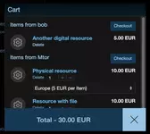 [5318.cm] [XFA] RM Marketplace/Shop - XF2 - Cart plugin